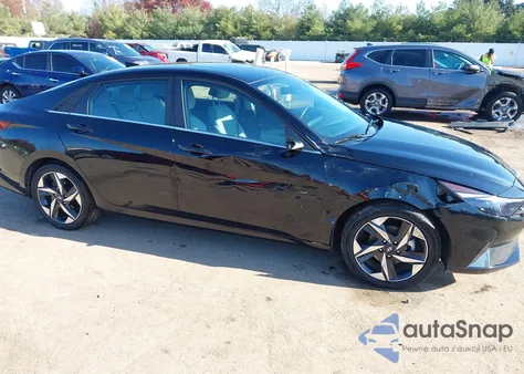 2023 Hyundai Elantra Hybrid Limited from USA, damaged, VIN KMHLN4AJ5PU090449